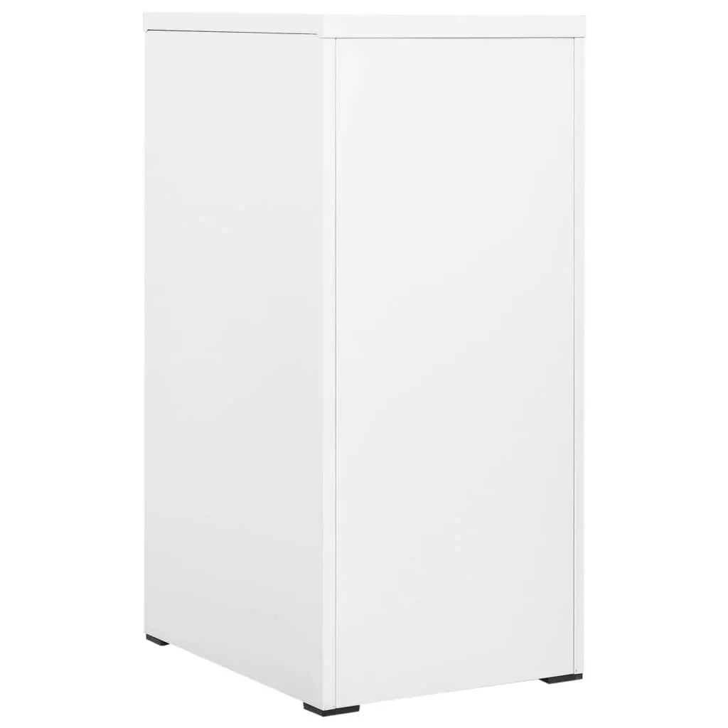 Filing Cabinet White 46x62x102.5 cm Steel 336274