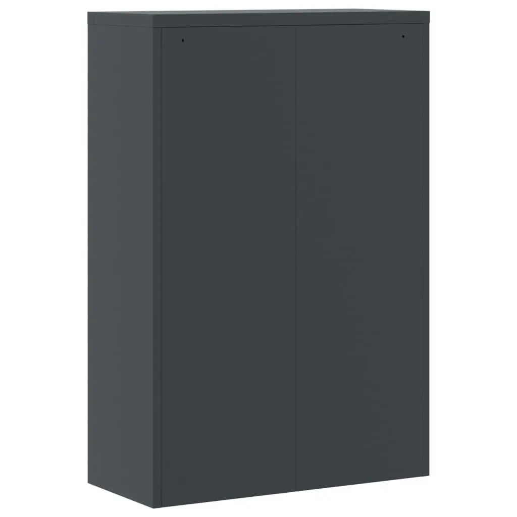 File Cabinet Anthracite 90x40x140 cm Steel 339747