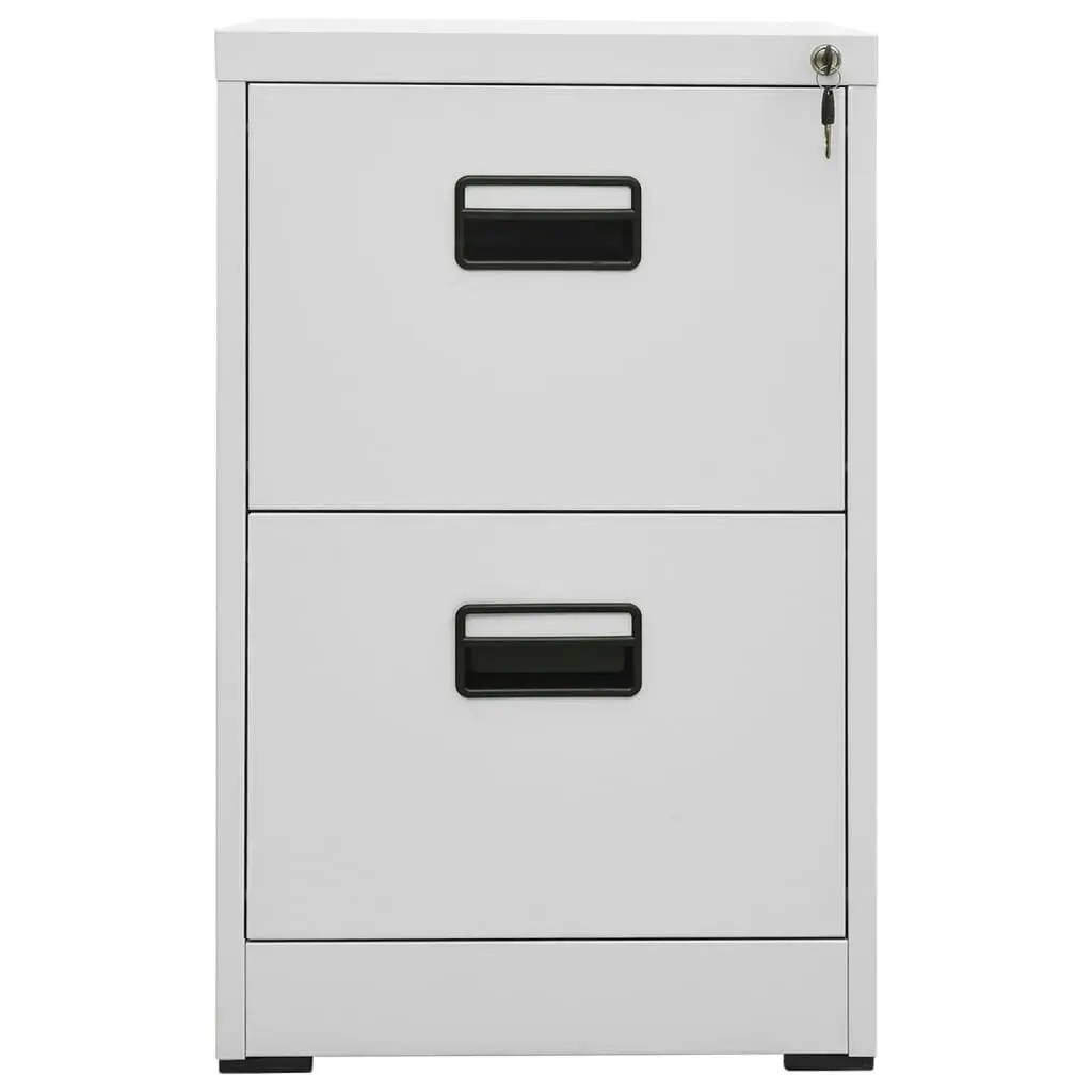 Filing Cabinet Light Grey 46x62x72.5 cm Steel 336271