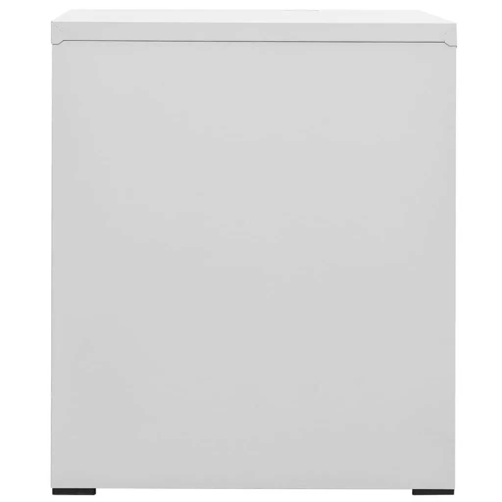 Filing Cabinet Light Grey 46x62x72.5 cm Steel 336271