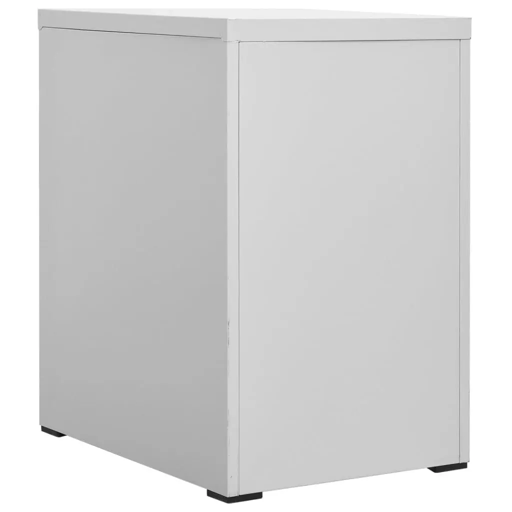 Filing Cabinet Light Grey 46x62x72.5 cm Steel 336271