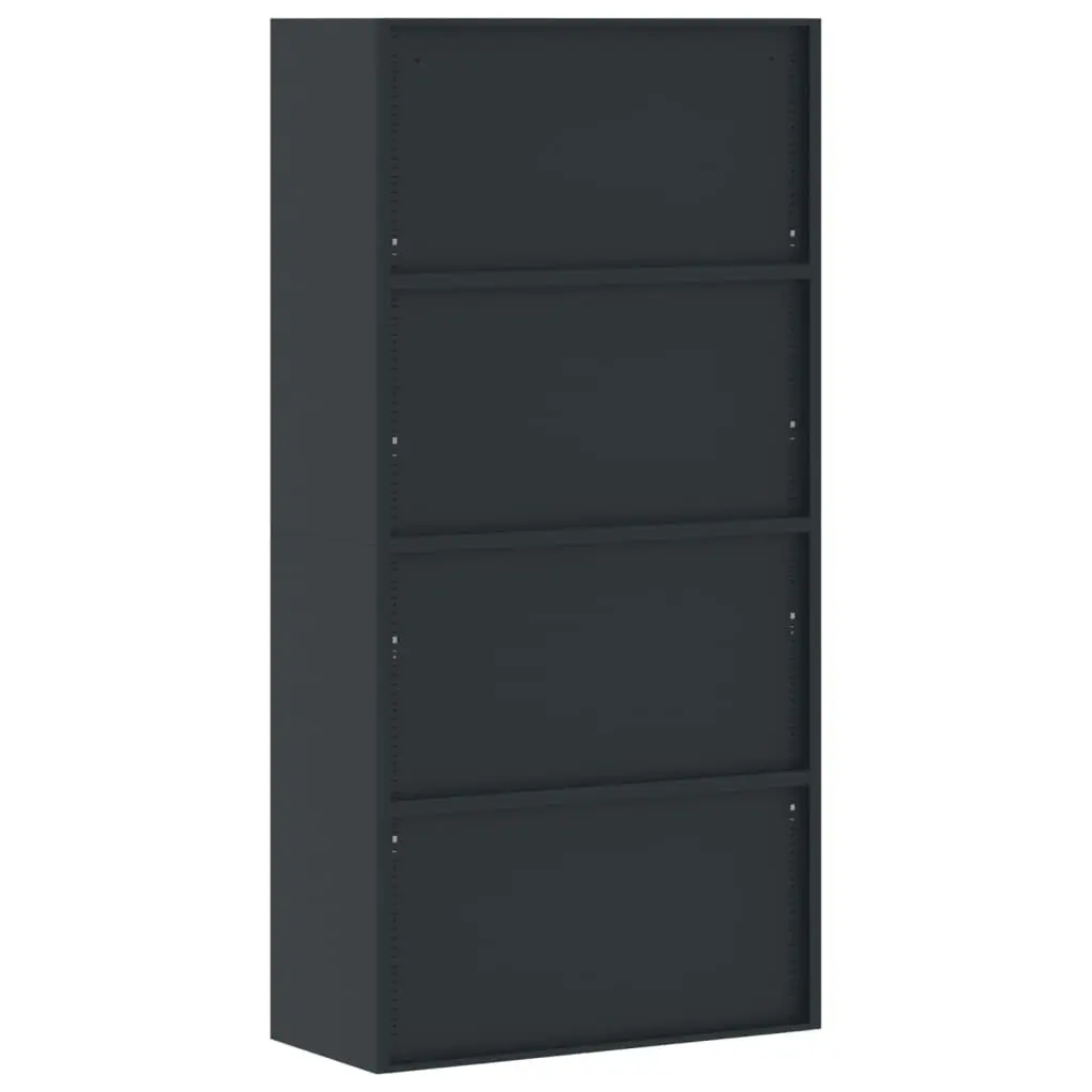 File Cabinet Anthracite 90x40x180 cm Steel 339755