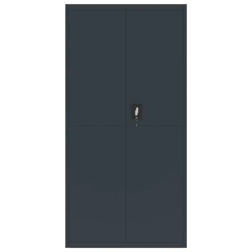 File Cabinet Anthracite 90x40x180 cm Steel 339755