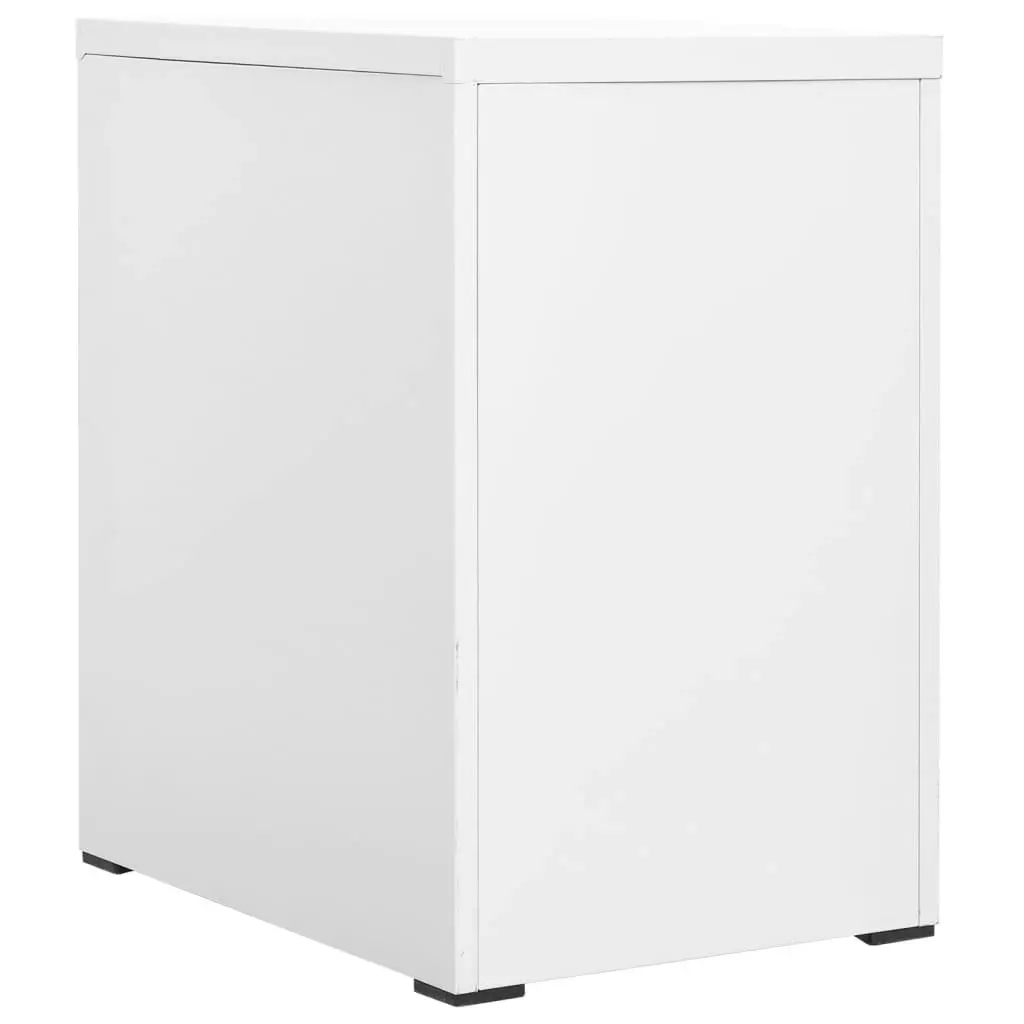 Filing Cabinet White 46x62x72.5 cm Steel 336270