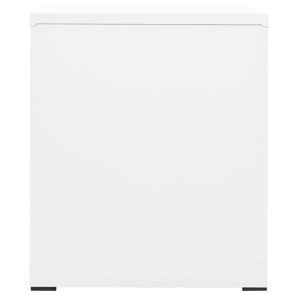 Filing Cabinet White 46x62x72.5 cm Steel 336270