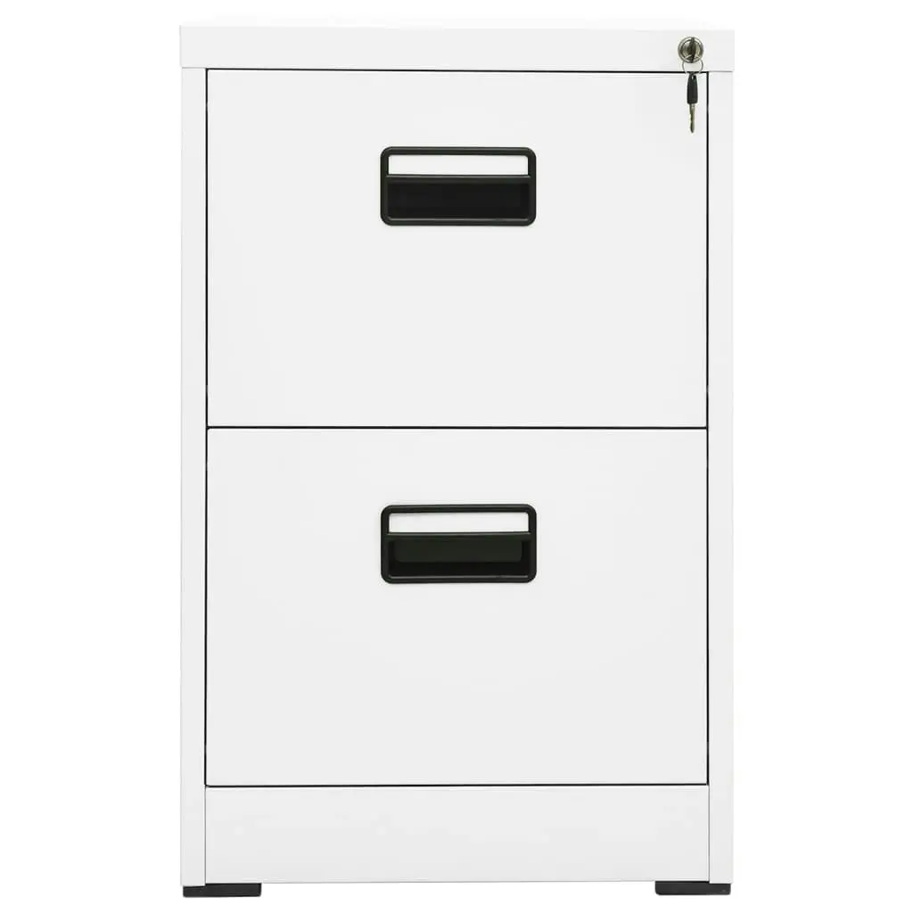 Filing Cabinet White 46x62x72.5 cm Steel 336270