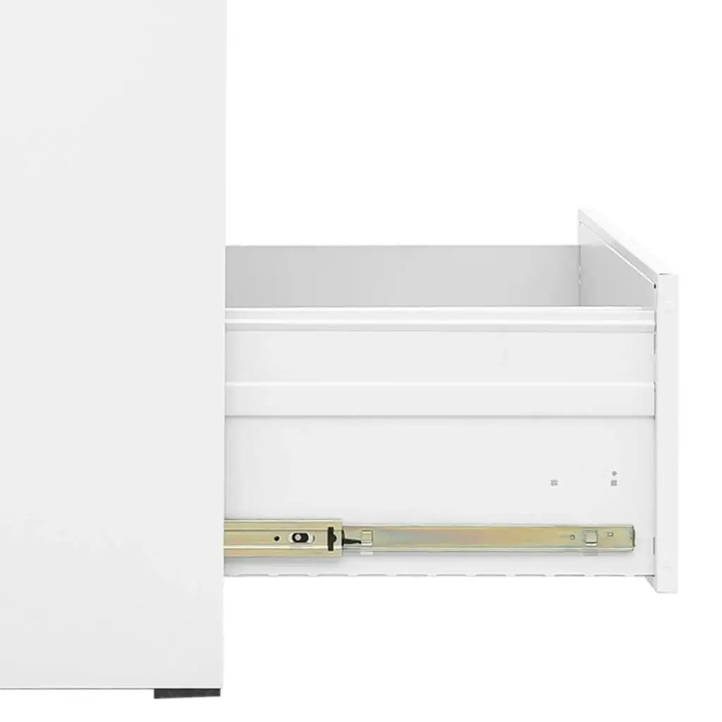 Filing Cabinet White 46x62x72.5 cm Steel 336270