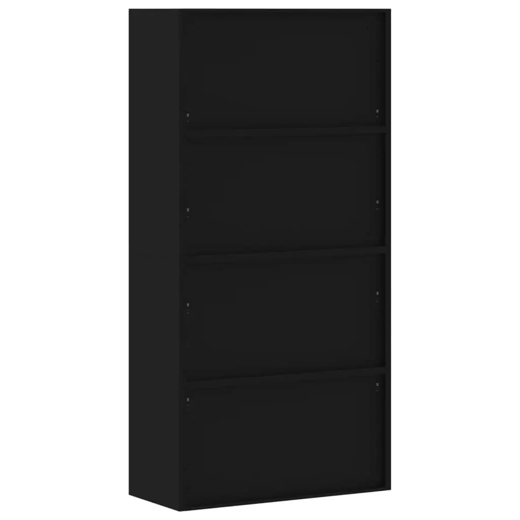 File Cabinet Black 90x40x180 cm Steel 339754