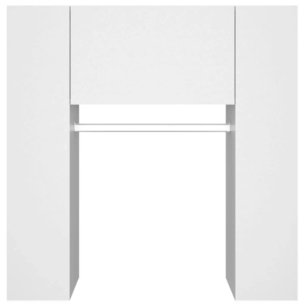 Hallway Cabinet White 97.5x37x99 cm Engineered Wood 808765