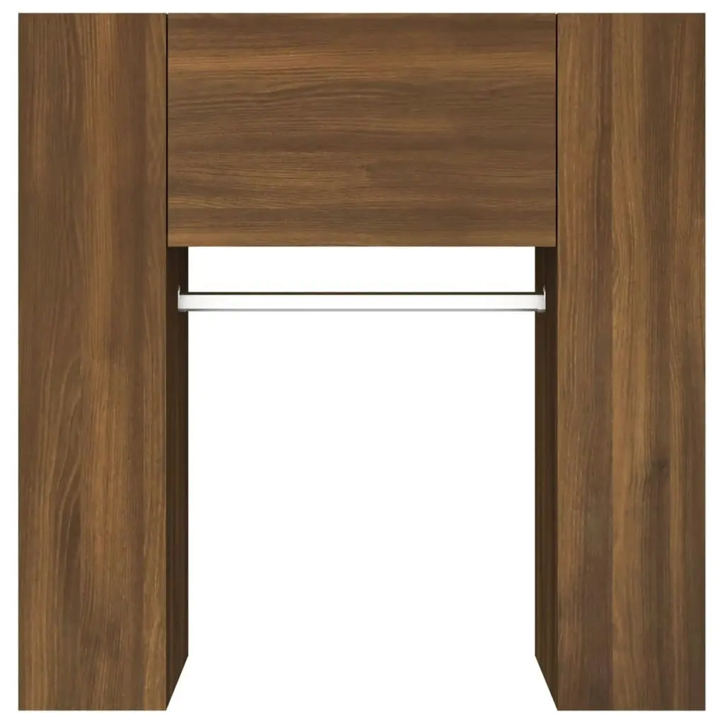 Hallway Cabinets 2 pcs Brown Oak Engineered Wood 3114181