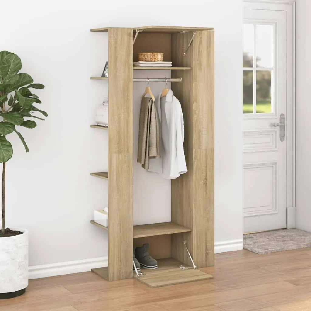 Hallway Cabinet Sonoma Oak 97.5x37x99 cm Engineered Wood 808768