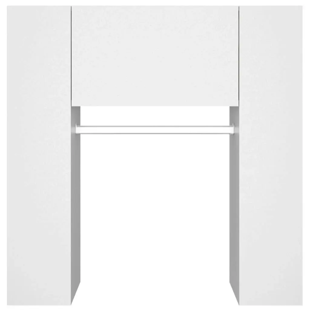 Hallway Cabinets 2 pcs White Engineered Wood 3082035