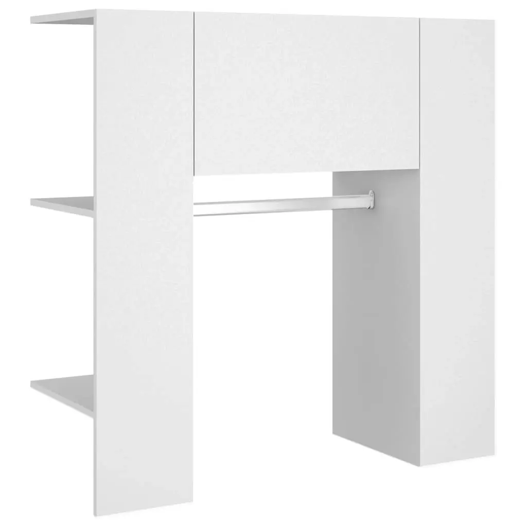 Hallway Cabinets 2 pcs White Engineered Wood 3082035