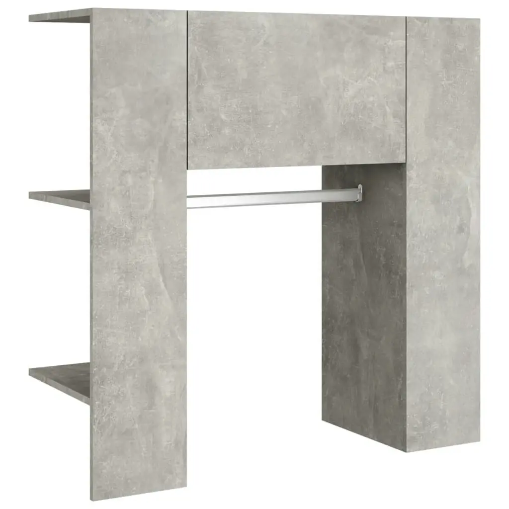 Hallway Cabinets 2 pcs Concrete Grey Engineered Wood 3082039