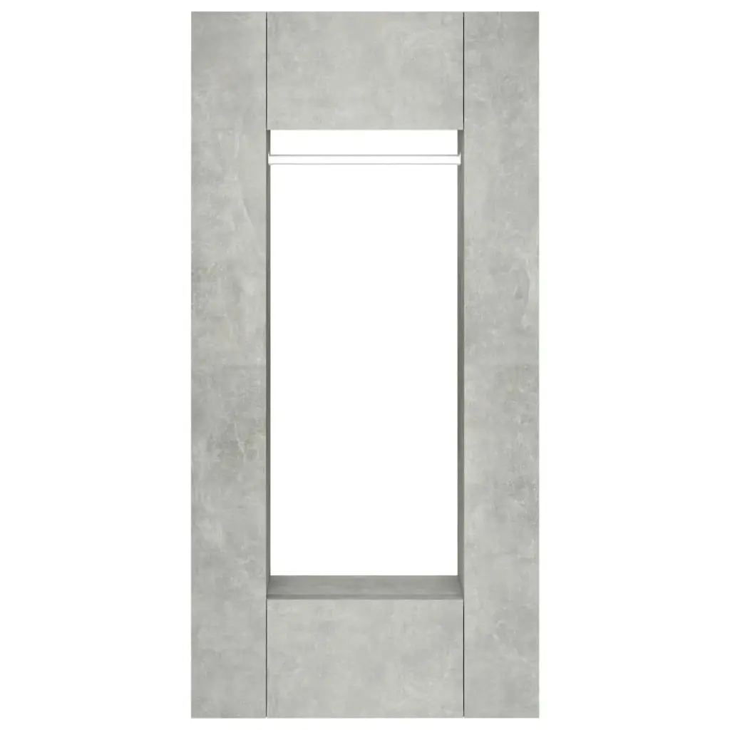 Hallway Cabinets 2 pcs Concrete Grey Engineered Wood 3082039