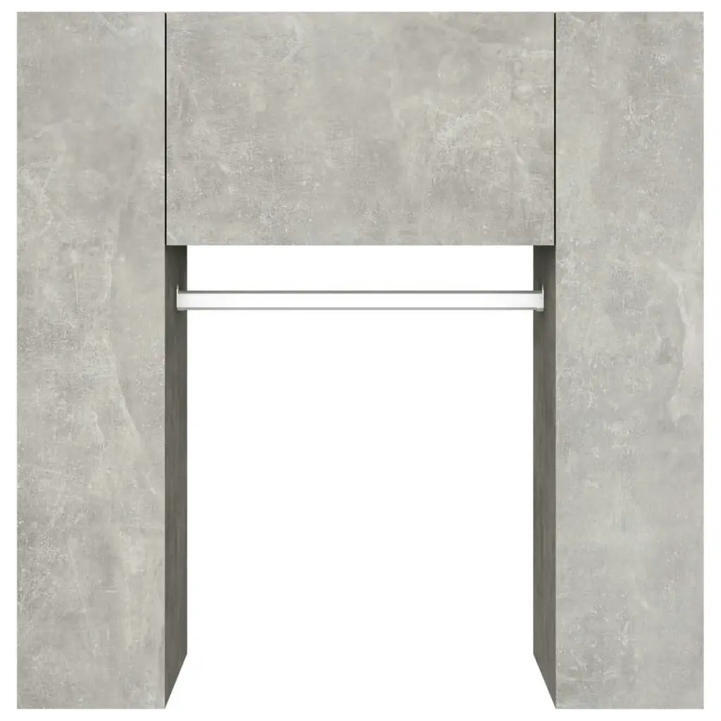 Hallway Cabinets 2 pcs Concrete Grey Engineered Wood 3082039