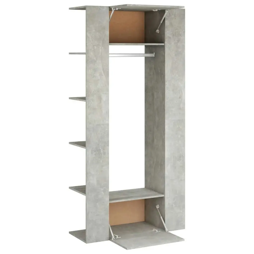 Hallway Cabinets 2 pcs Concrete Grey Engineered Wood 3082039