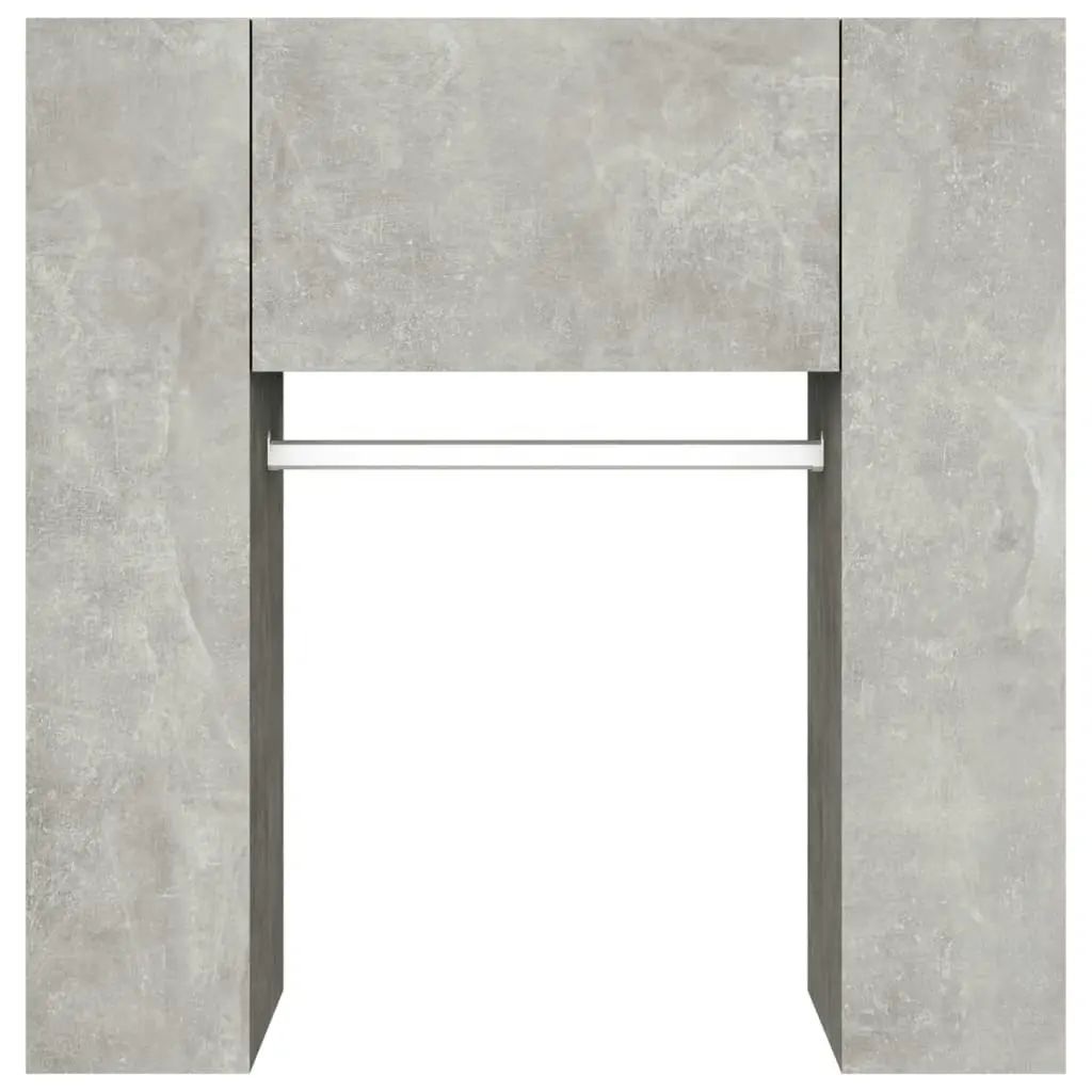 Hallway Cabinet Concrete Grey 97.5x37x99 cm Engineered Wood 808769