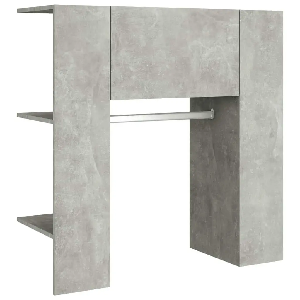 Hallway Cabinet Concrete Grey 97.5x37x99 cm Engineered Wood 808769