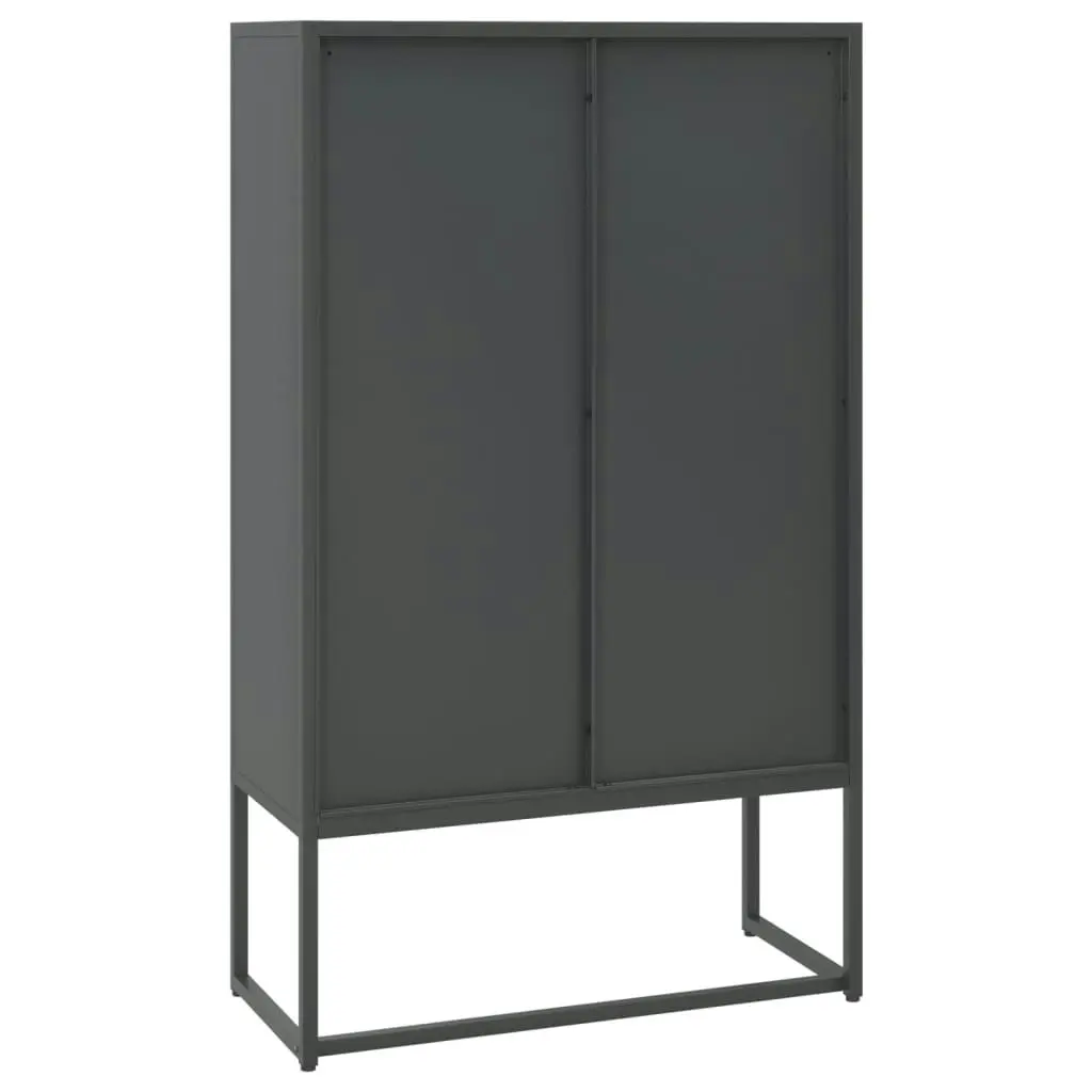 Highboard Anthracite 80x35x135 cm Steel 335879