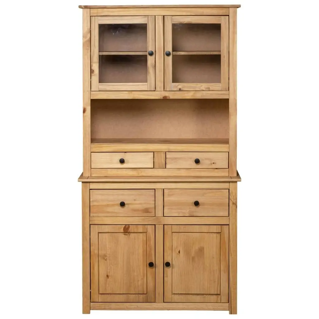 Highboard 93x40.5x180 cm Solid Pine Panama Range 282700