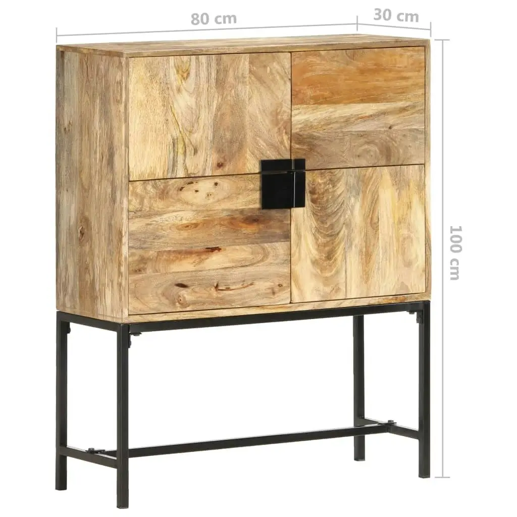 Highboard 80x30x100 cm Solid Mango Wood 285867