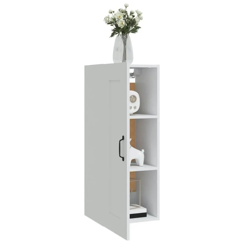 Hanging Cabinet White 35x34x90 cm Engineered Wood 812474