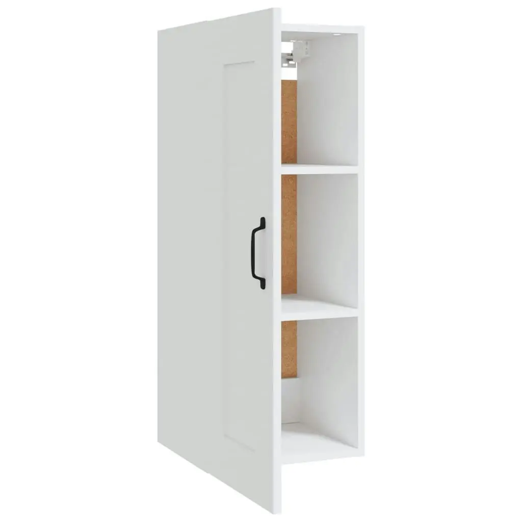 Hanging Cabinet White 35x34x90 cm Engineered Wood 812474