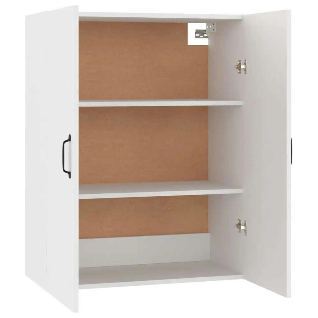 Hanging Cabinet White 69.5x34x90 cm Engineered Wood 812267