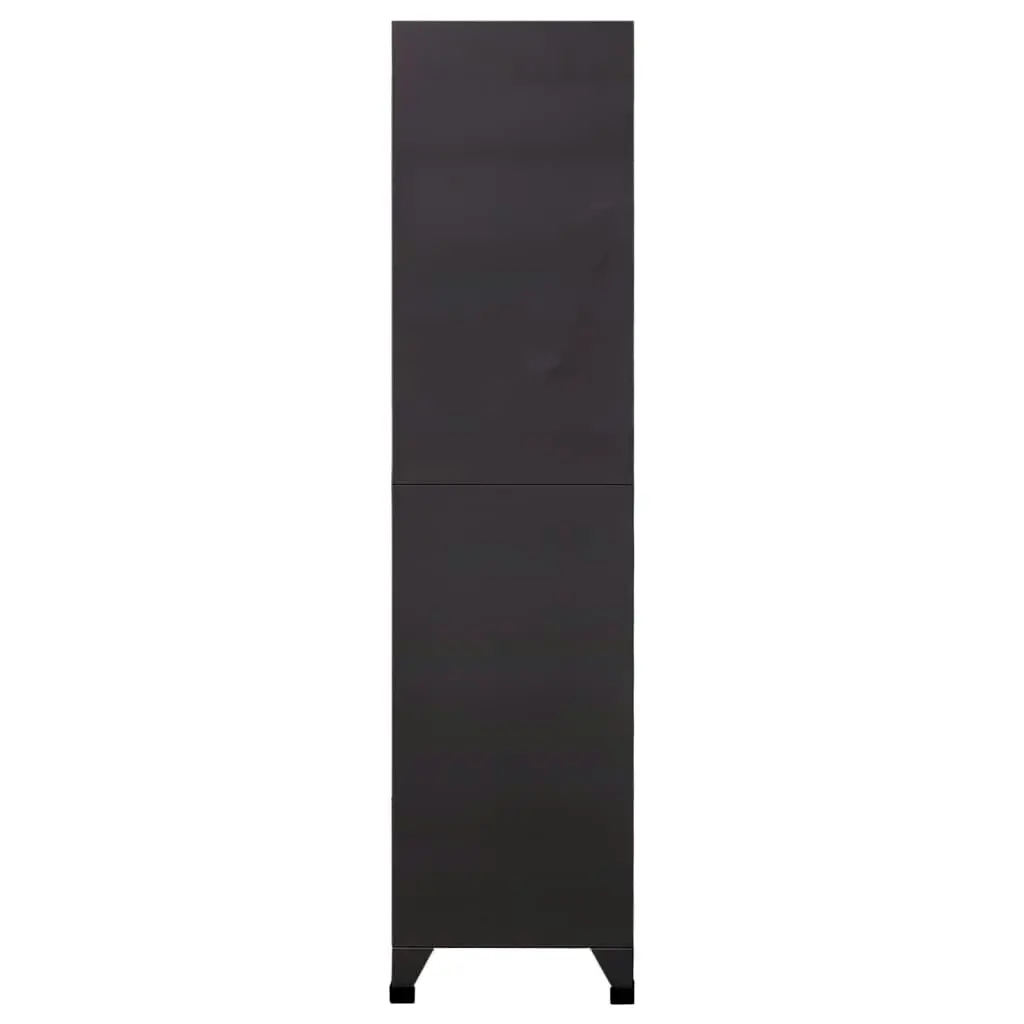 Locker Cabinet Anthracite 90x45x180 cm Steel 339799