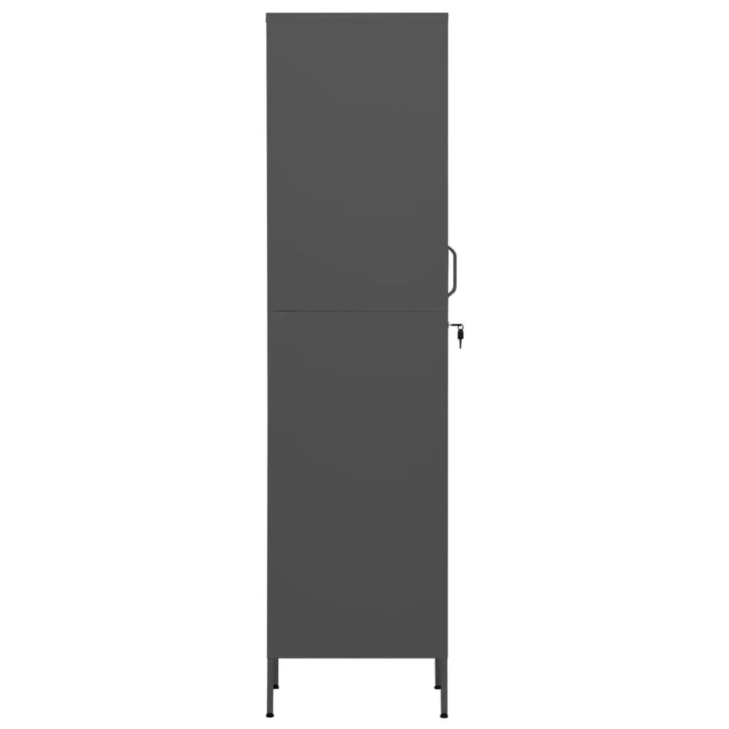 Locker Cabinet Anthracite 35x46x180 cm Steel 336258