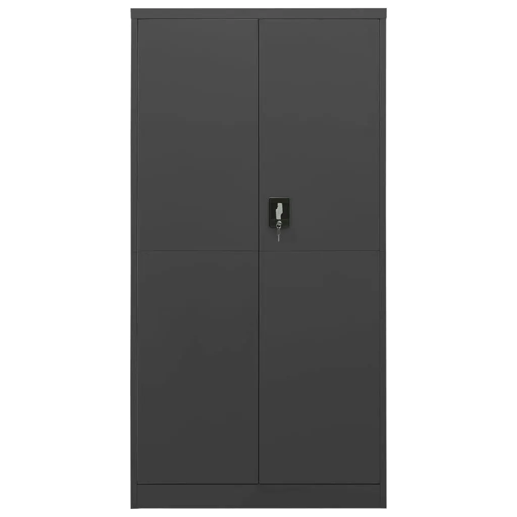 Locker Cabinet Anthracite 90x40x180 cm Steel 335973