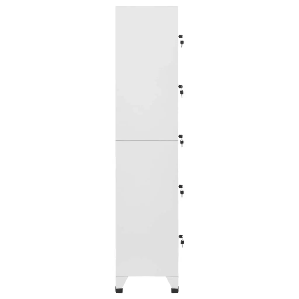 Locker Cabinet Light Grey 38x40x180 cm Steel 339789