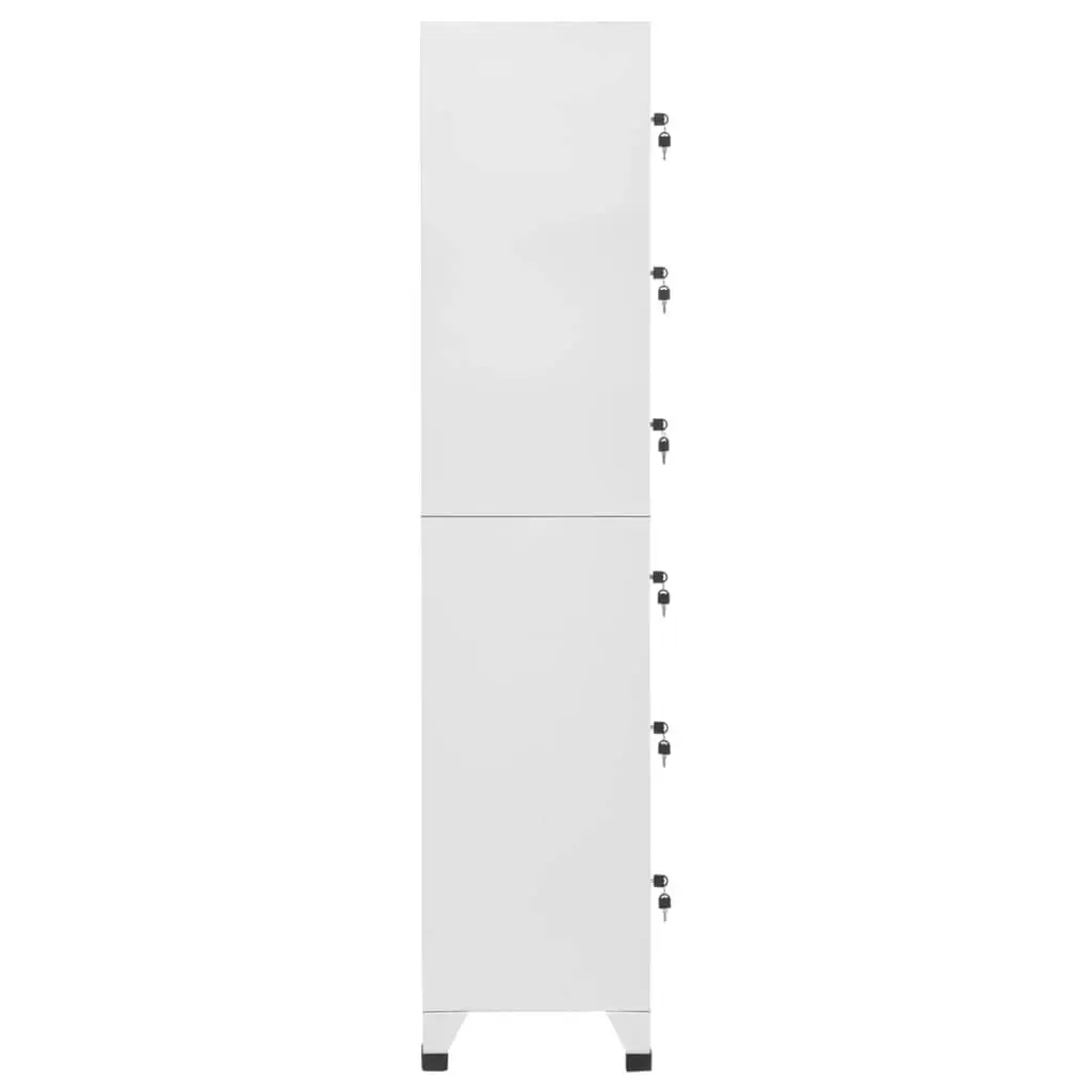 Locker Cabinet Light Grey 38x40x180 cm Steel 339793