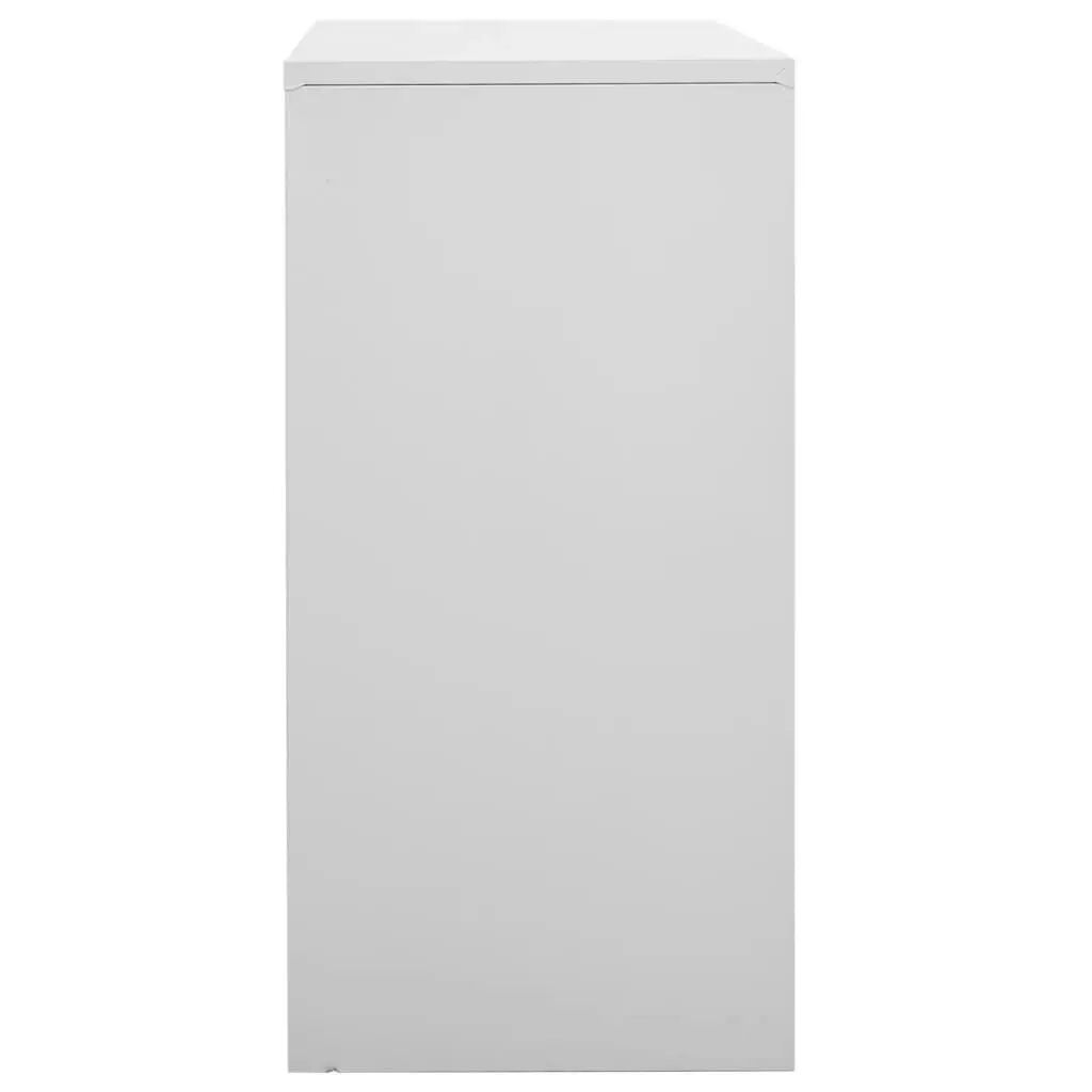 Locker Cabinet Light Grey 90x45x92.5 cm Steel 336436