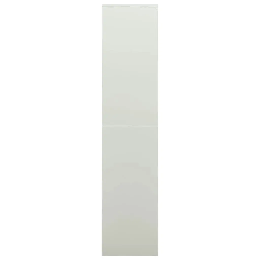 Locker Cabinet Light Grey 90x40x180 cm Steel 335971