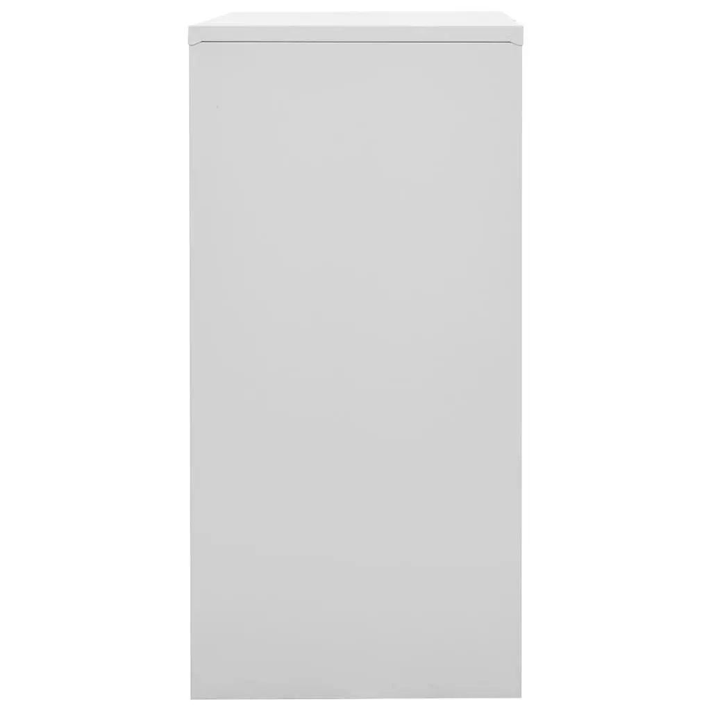 Locker Cabinet Light Grey and Blue 90x45x92.5 cm Steel 336437