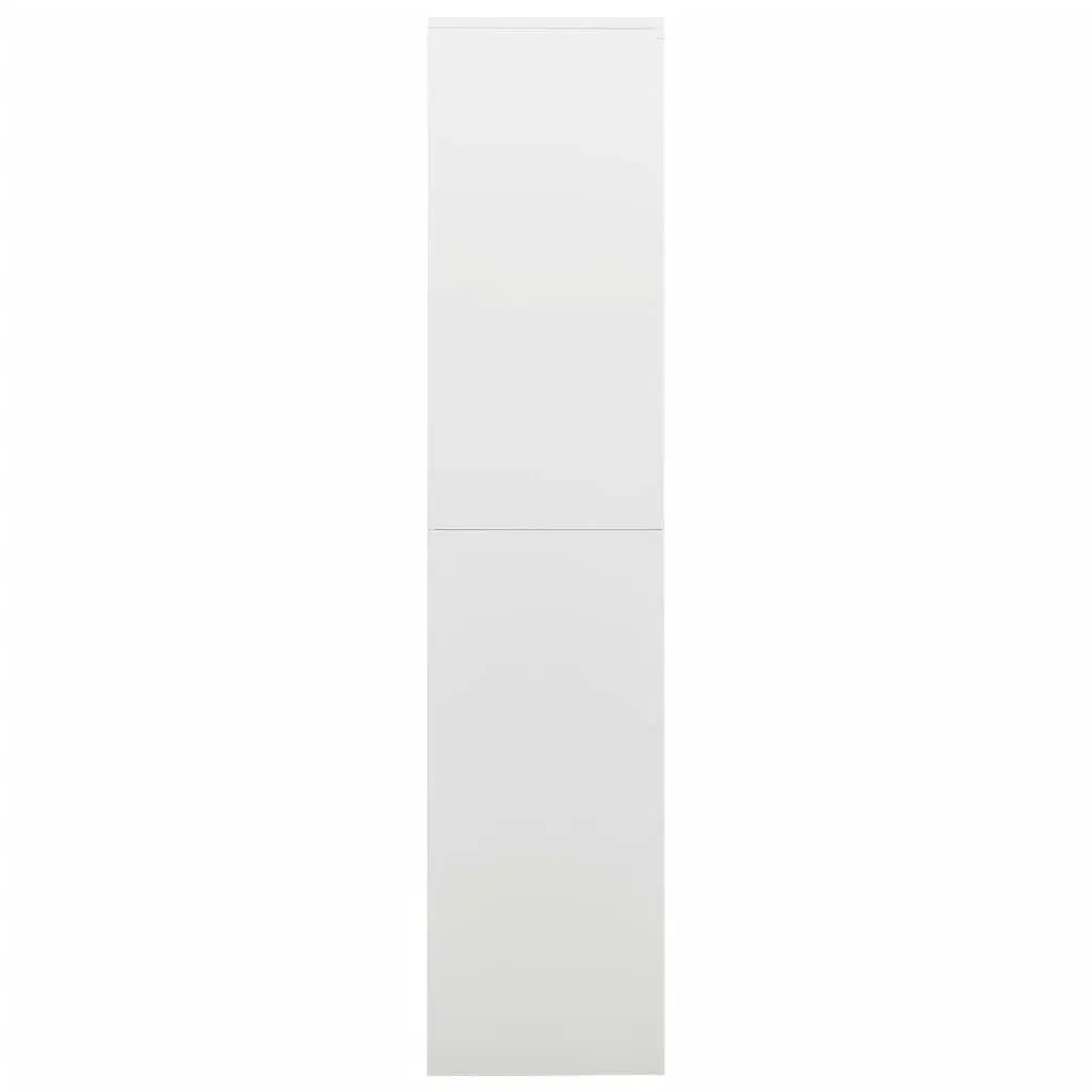 Locker Cabinet White 90x40x180 cm Steel 335970