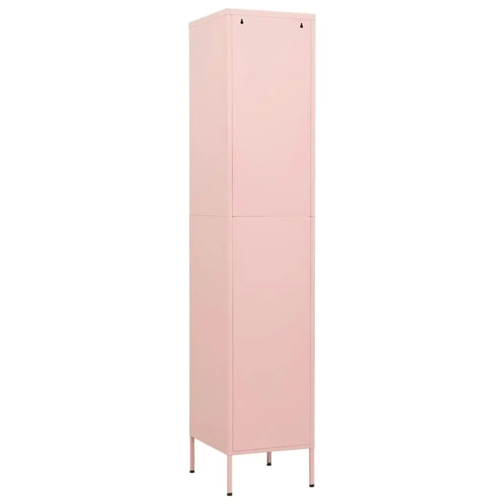 Locker Cabinet Pink 35x46x180 cm Steel 336256