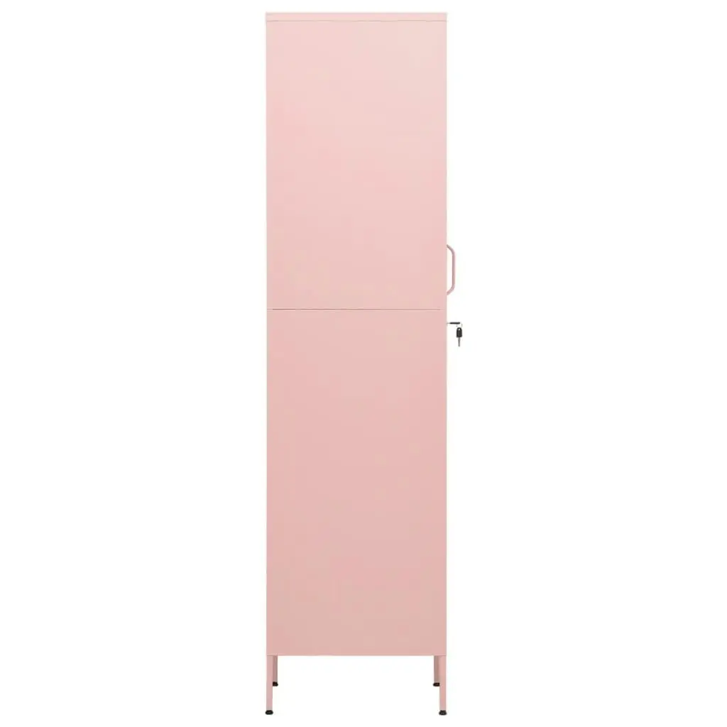 Locker Cabinet Pink 35x46x180 cm Steel 336256