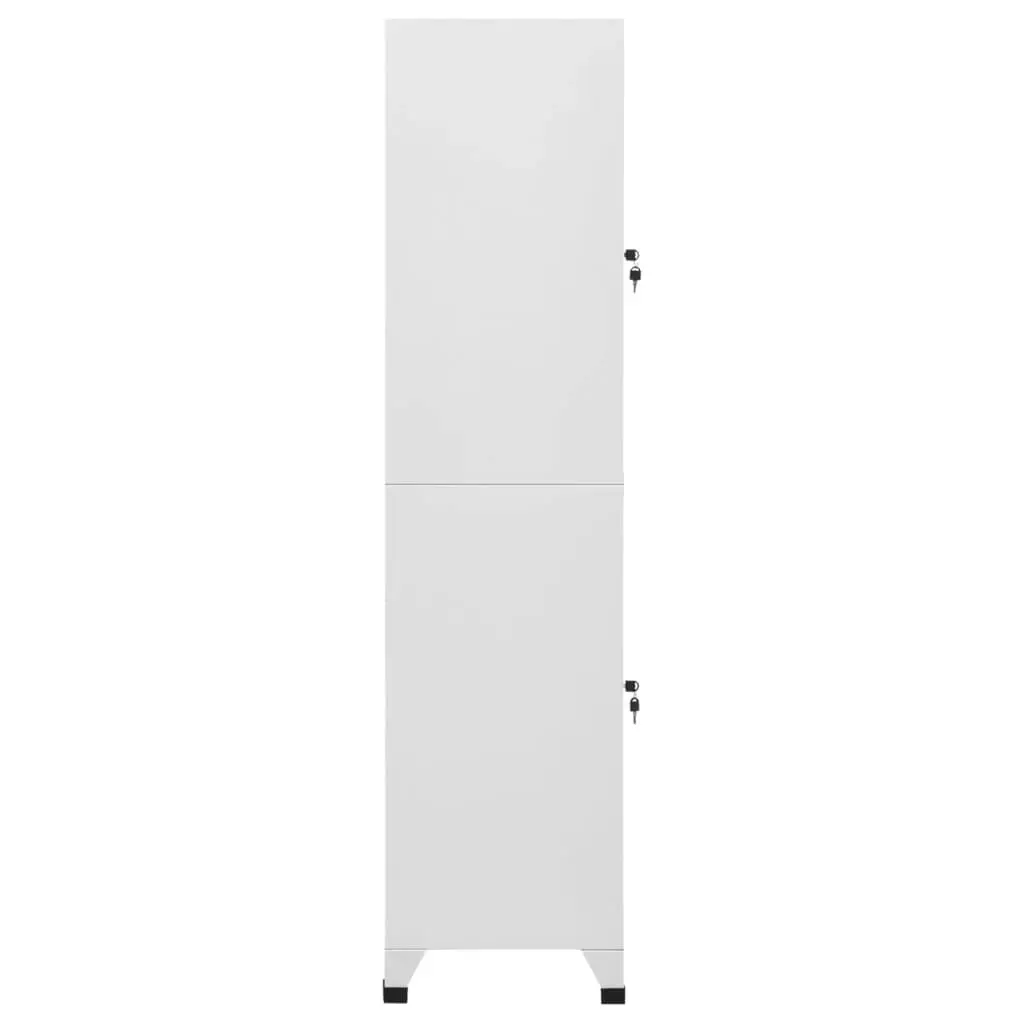 Locker Cabinet with 2 Compartments 38x45x180 cm 244473