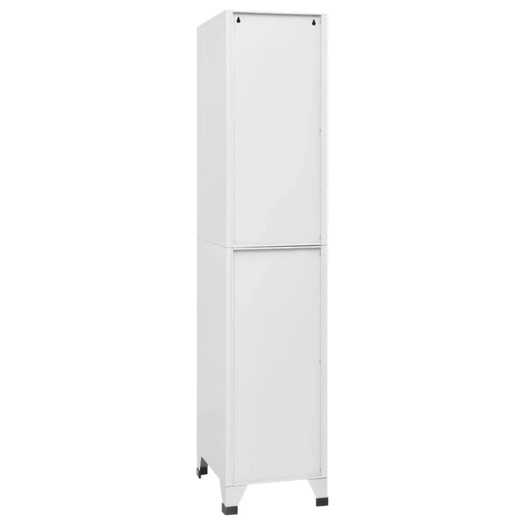 Locker Cabinet with 3 Compartments 38x45x180 cm 244474