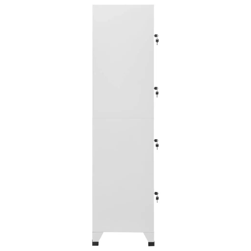 Locker Cabinet with 4 Compartments 38x45x180 cm 244475