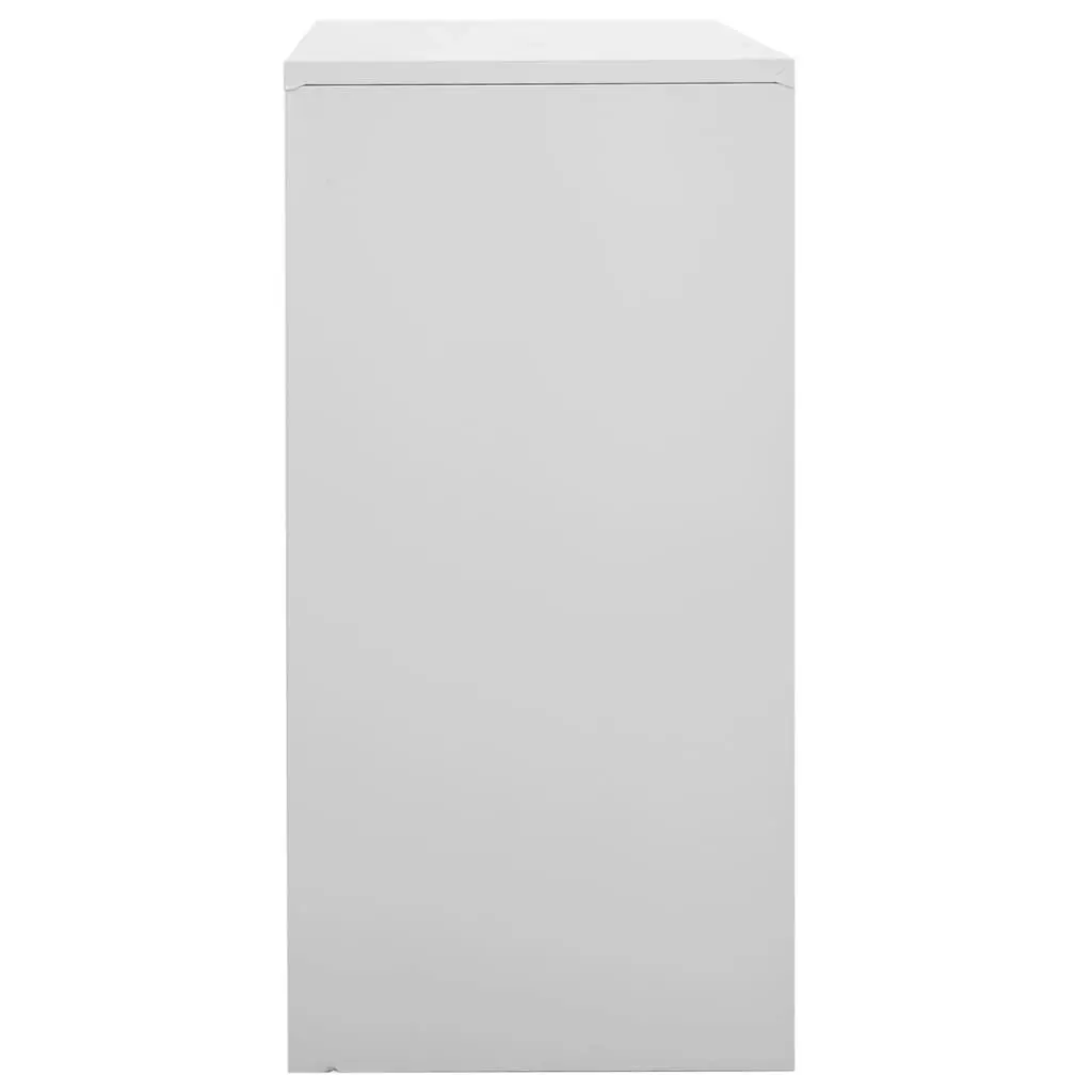 Locker Cabinets 5 pcs Light Grey 90x45x92.5 cm Steel 3095235