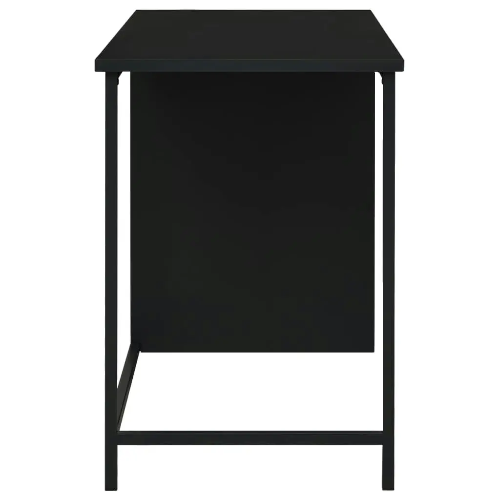 Industrial Desk with Drawers Black 105x52x75 cm Steel 339634