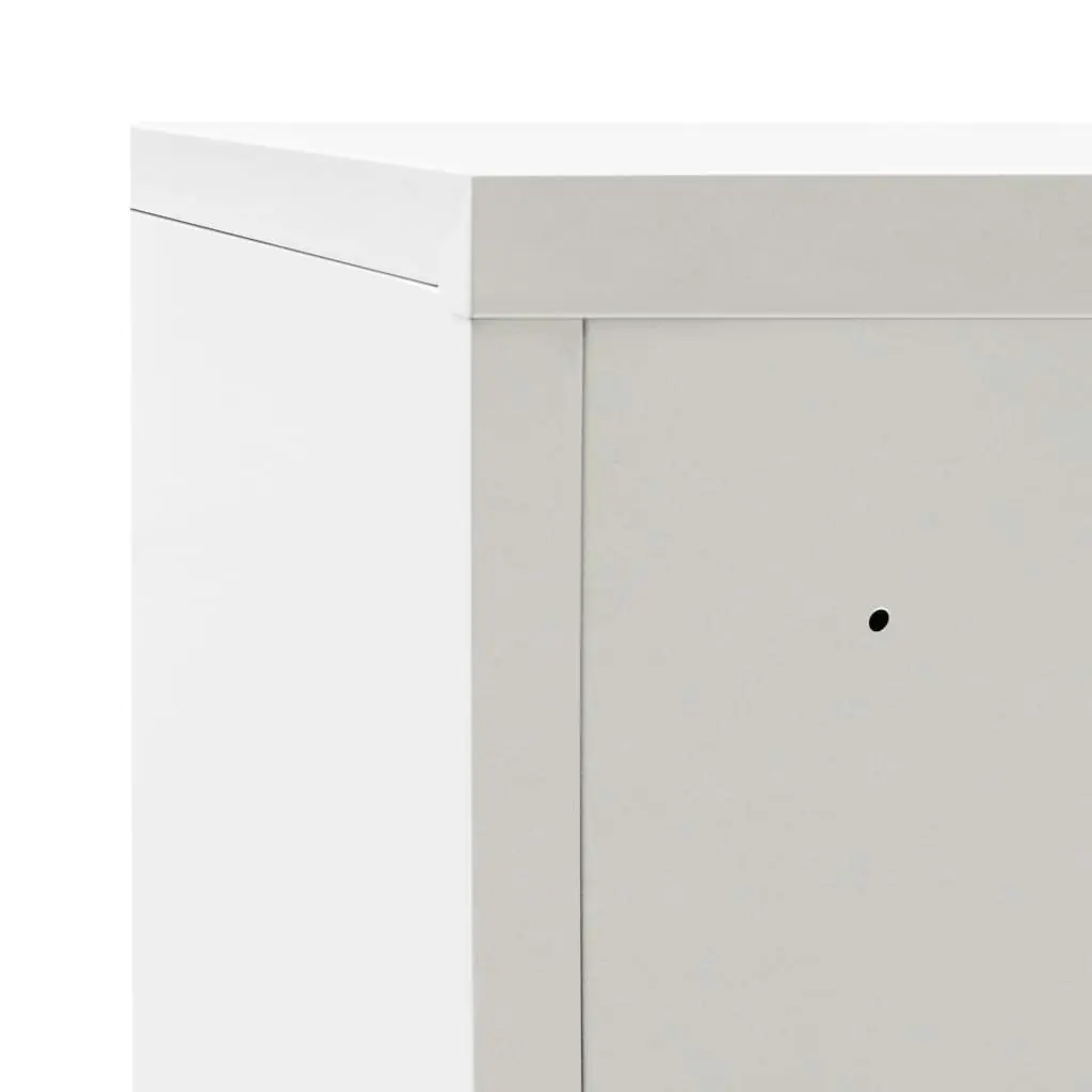 Office Cabinet with Sliding Doors Metal 90x40x90 cm Grey 245965