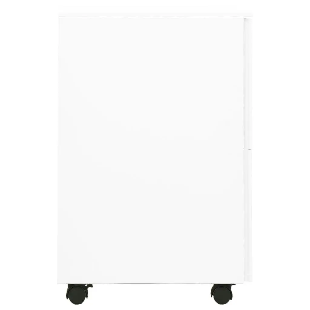 Mobile File Cabinet White 39x45x67 cm Steel 335974