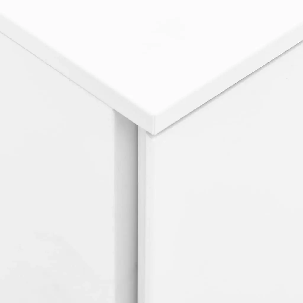 Mobile File Cabinet White 39x45x67 cm Steel 335974