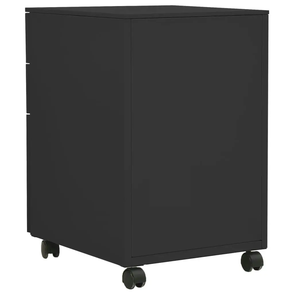 Mobile File Cabinet Anthracite 39x45x60 cm Steel 335981