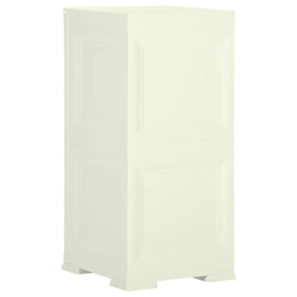 Plastic Cabinet 40x43x85.5 cm Wood Design Vanilla Ice 340607